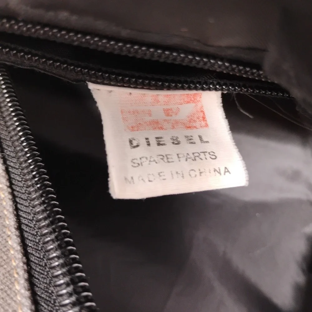Diesel Backpack Bag Spare Parts Streetwear Techwear Gray Black Multipocket Strap
